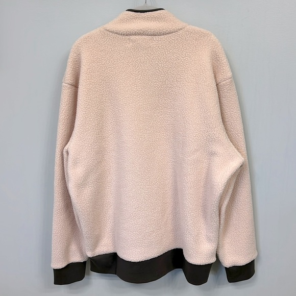 Madewell (Re)sourced Sherpa Half-Zip Sweatshirt‎ - Picture 7 of 7